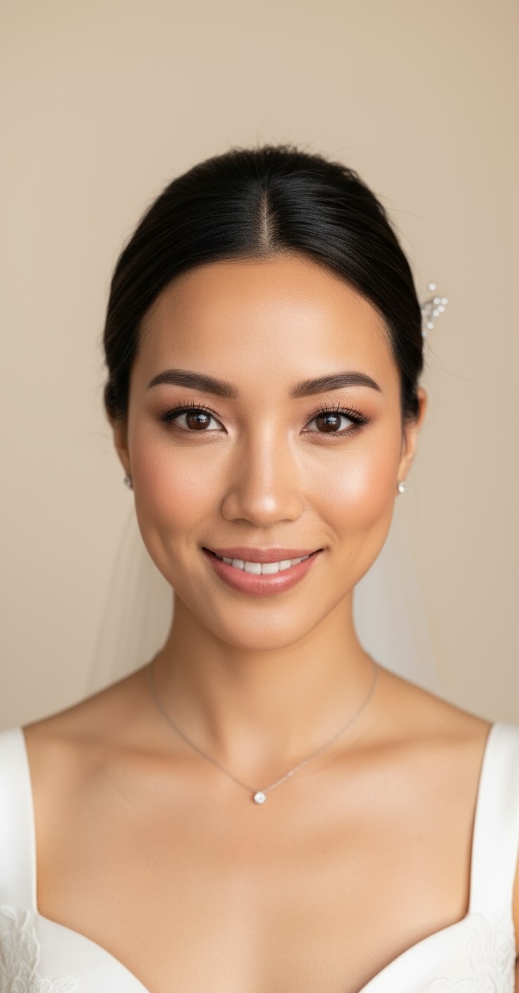 After Bridal Hair High Updo